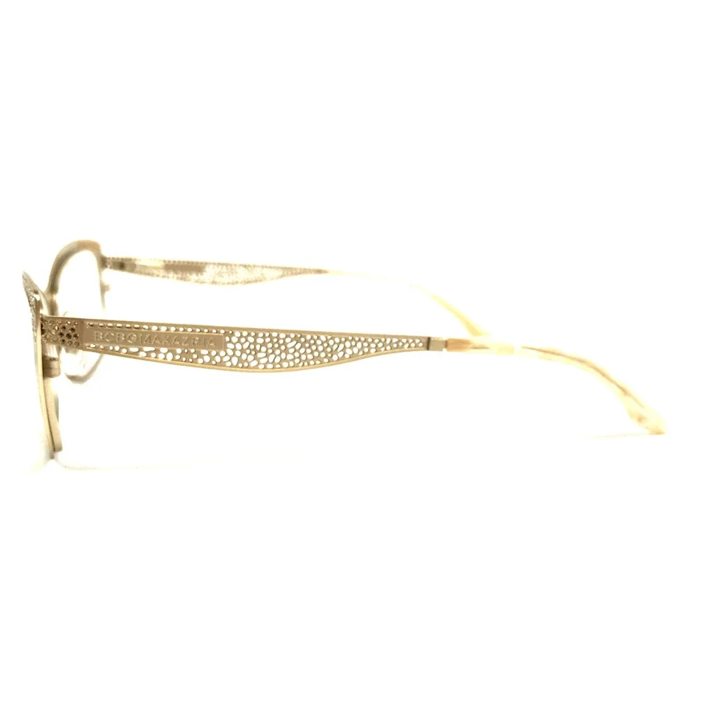 BCBGMAXAZRIA Eyeglasses Frames BEATRIZ GOLD Cat Eye Brushed Gold 53-15-140